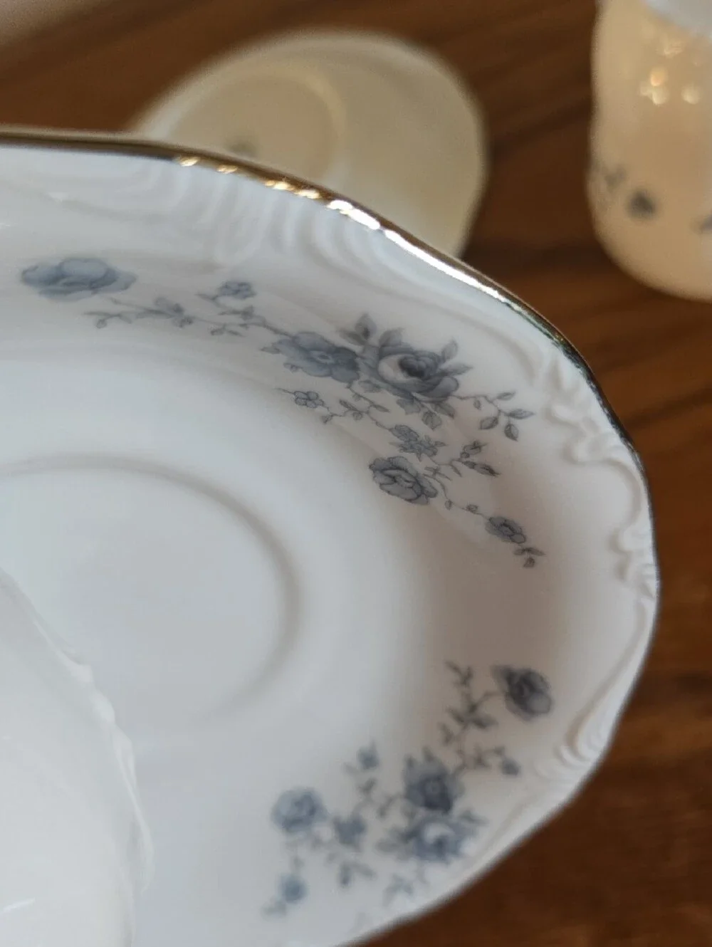 Johann Haviland Bavaria Germany Tea Cup and Saucer Set of 3 Tote 15